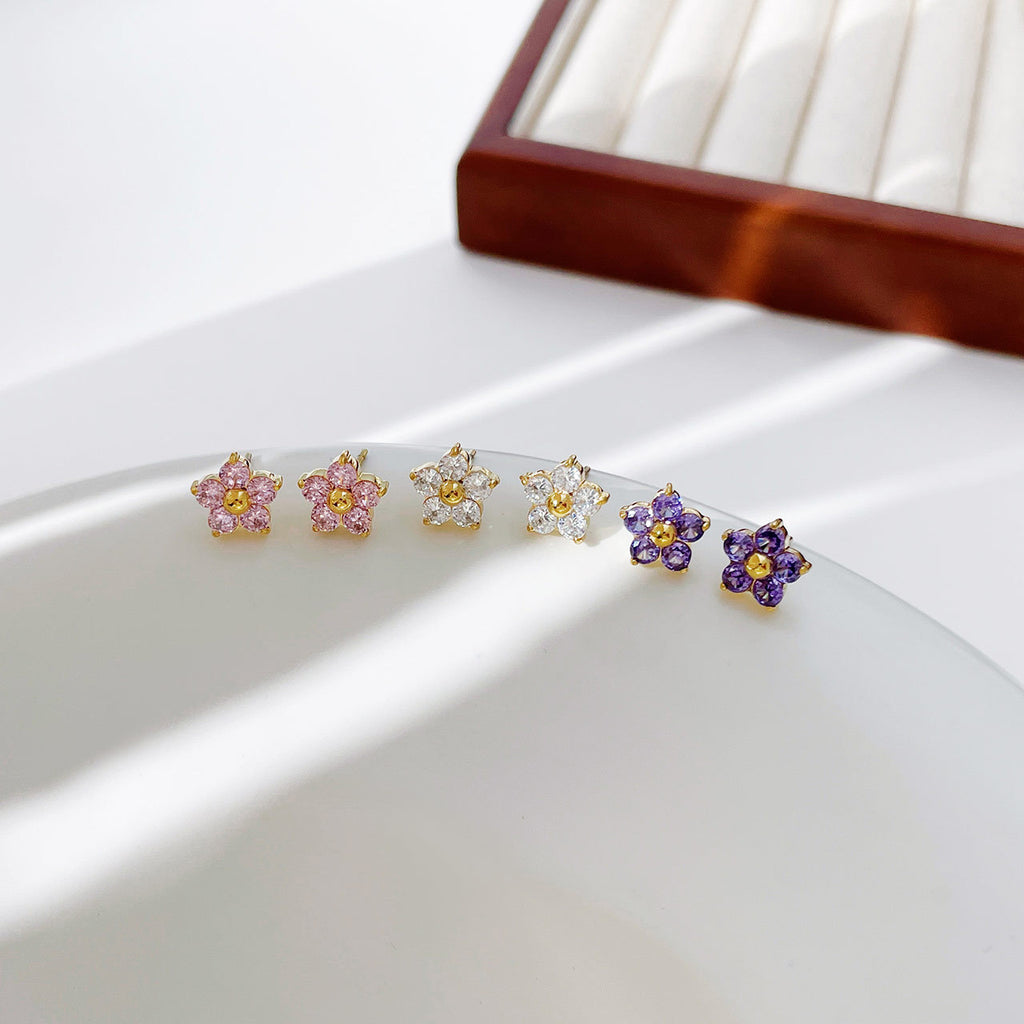 Blütenohrstecker - Behshad Jewellery