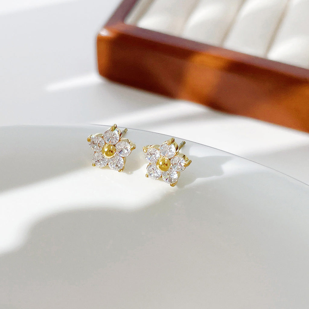 Blütenohrstecker - Behshad Jewellery