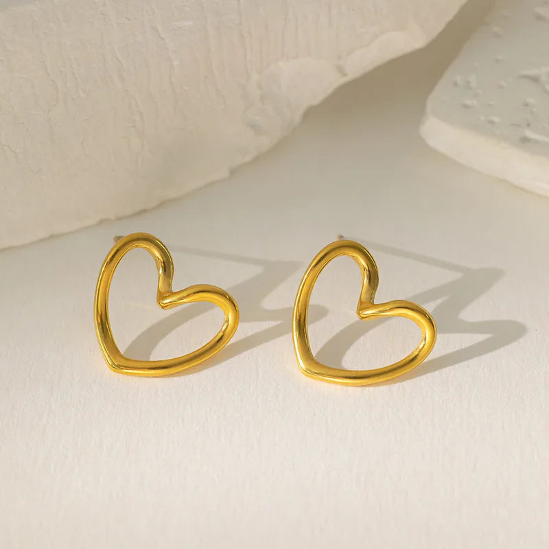 Ohrringe – Minimalistisches Herz