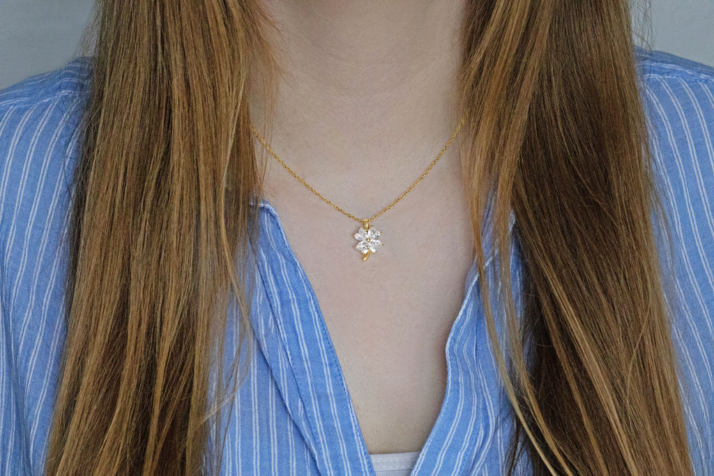 Kristallkleeblatt - Behshad Jewellery