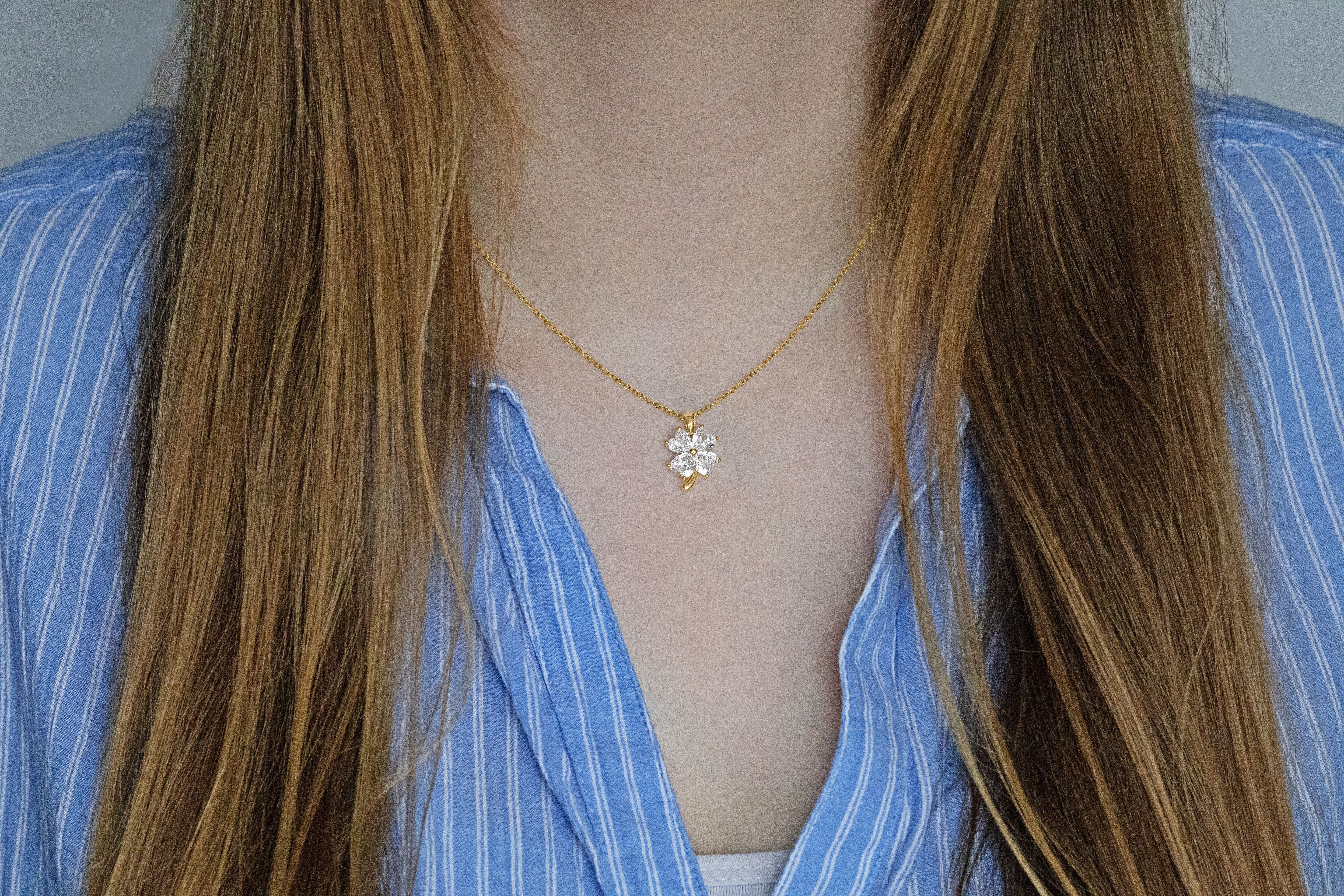 Kristallkleeblatt - Behshad Jewellery